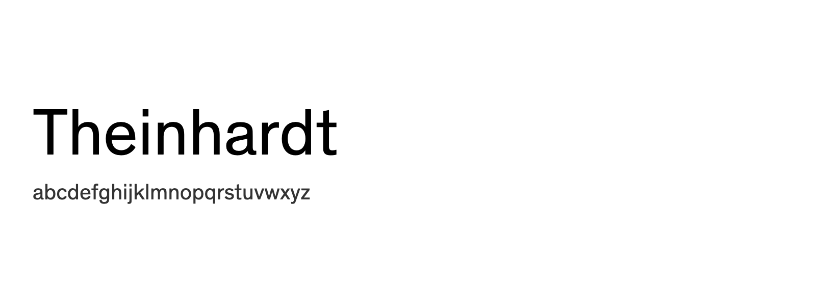 Spécimen de Theinhardt