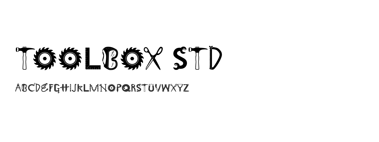 Spécimen de Toolbox Std