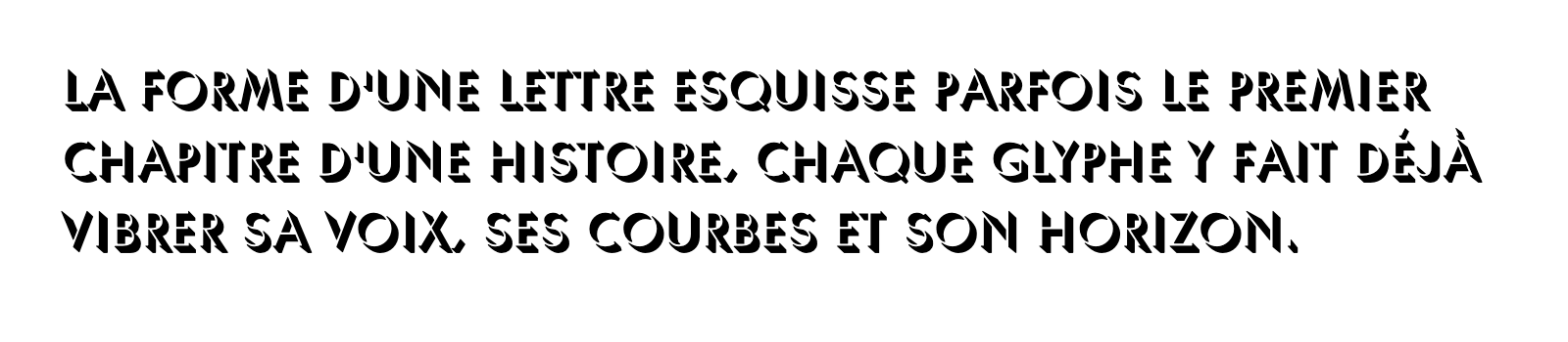 Phrase commune composée en Umbra Std